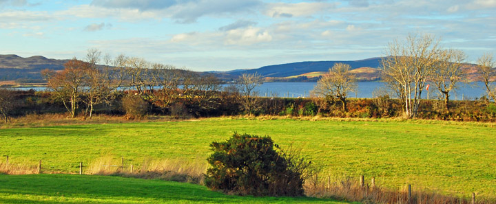 Photo of the view from Glenforsa House